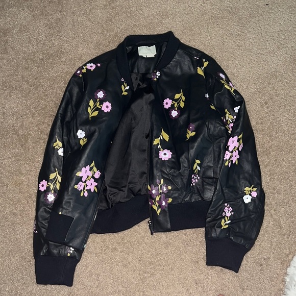 new york floral booming kate spade jacket